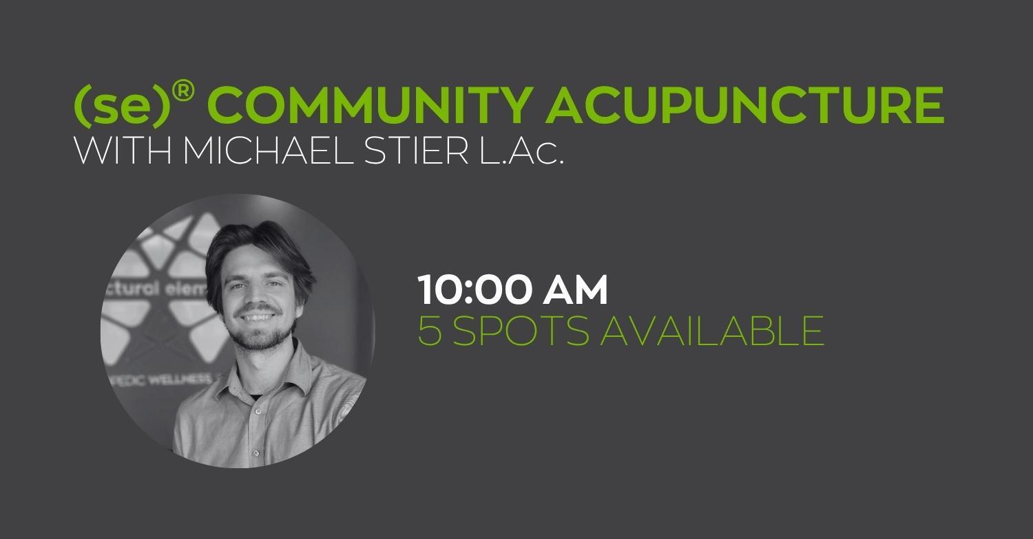 acupuncture, community acupuncture, michael stier